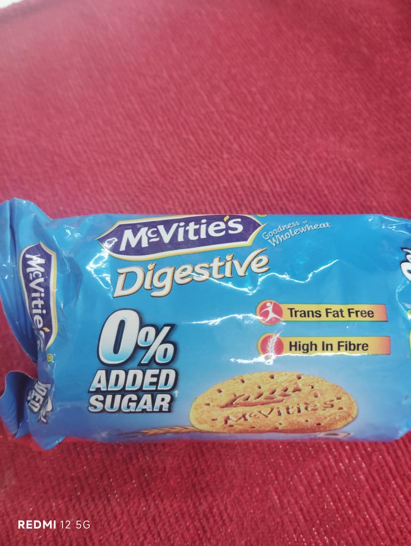 Mcvities digestive 0% added sugar75g