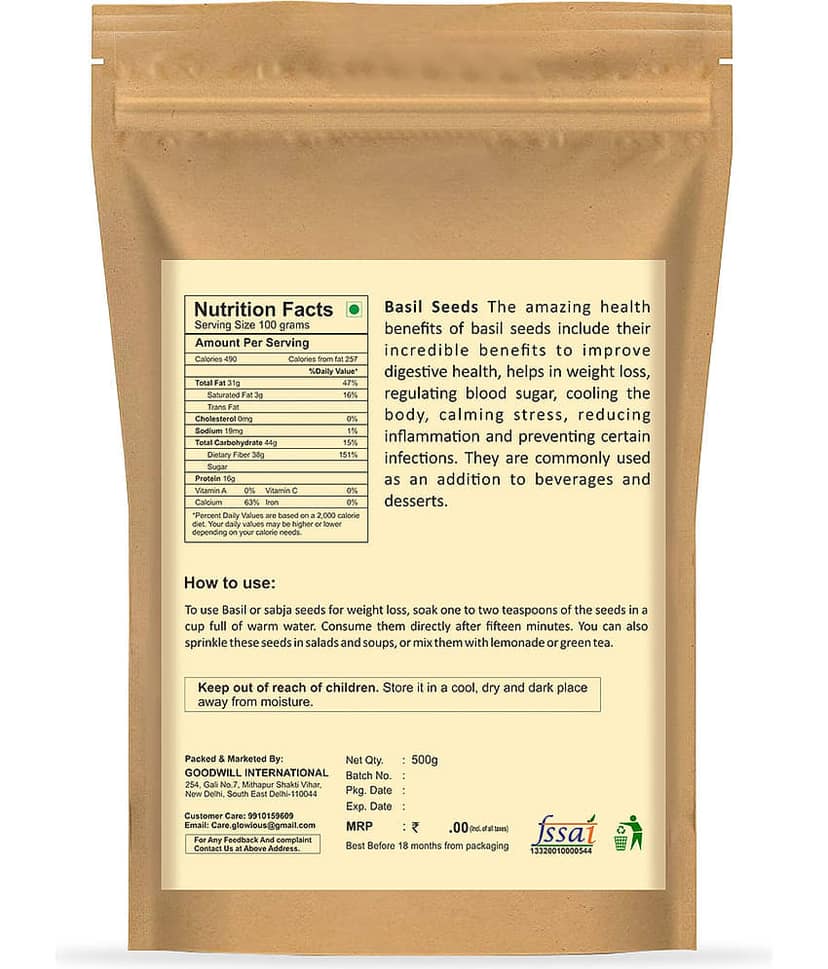 VIBIOUS - Basil Seeds (Pack of 1) view 2