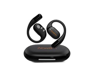 ACwO Dwots Sense OWS Wireless Over Ear Earphones, Situational Awareness, 15Mm Titanium Drivers, 65 Hours Playback, BT V5.4, Secure Fit - Black