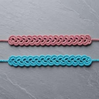Handcrafted Crochet Scalloped Headband Pair (Set of 2)