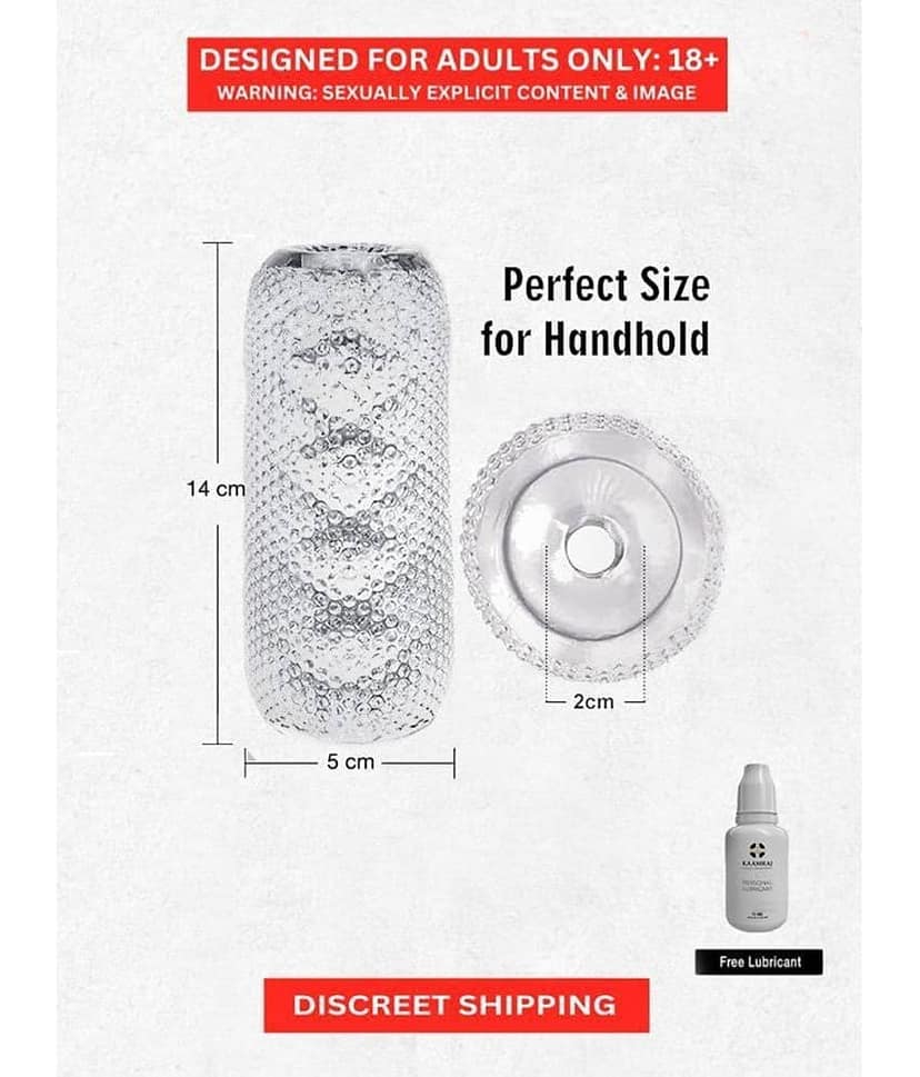Secret Masturbation- Extra Dotted Texture Best Shower Masturbator for Men By KNIGHTRIDERS view 2