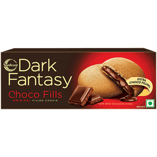 Sunfeast Dark Fantasy - Choco Fills Biscuits - Cookies, Pouch, 1 Pc