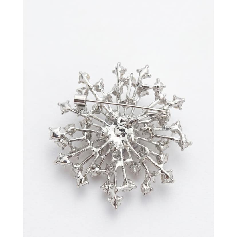 Brooch Crystal Pearl view 2