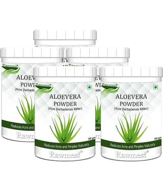 rawmest Aloevera Powder Hair Scalp Treatment 500 g Pack of 5