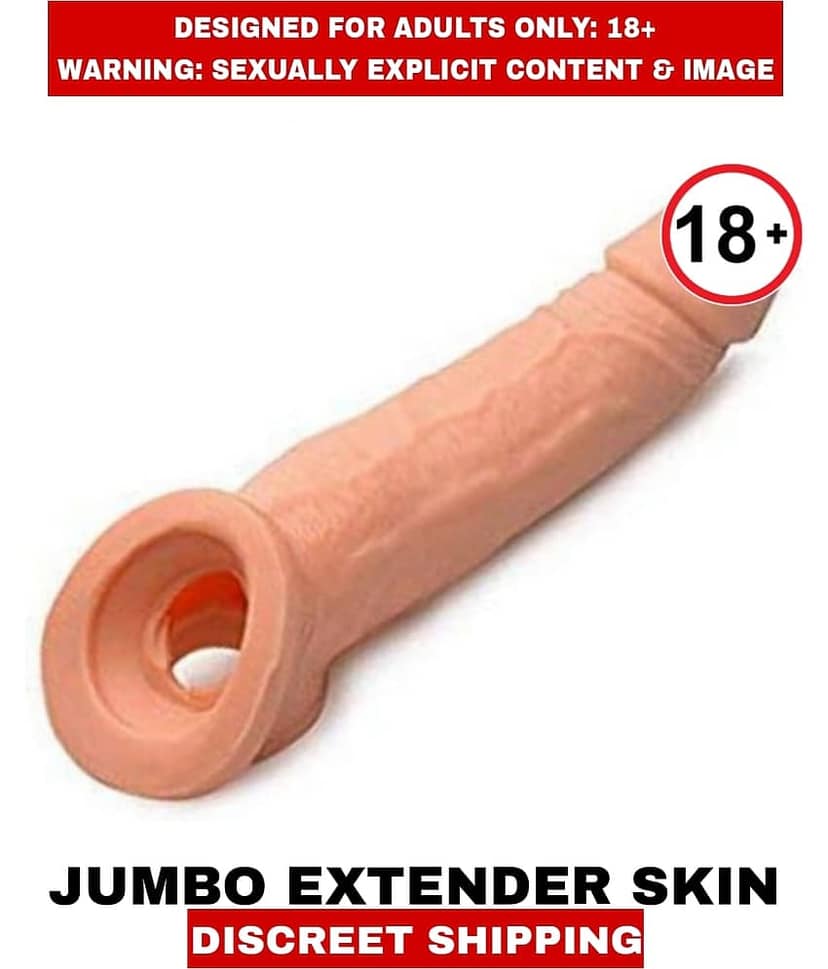 Sexual Wellness Men's Sex Toys Realistic Jumbo Extenders Pure Silicon Penis Enlargement Extenders Satisfier For Men view 2