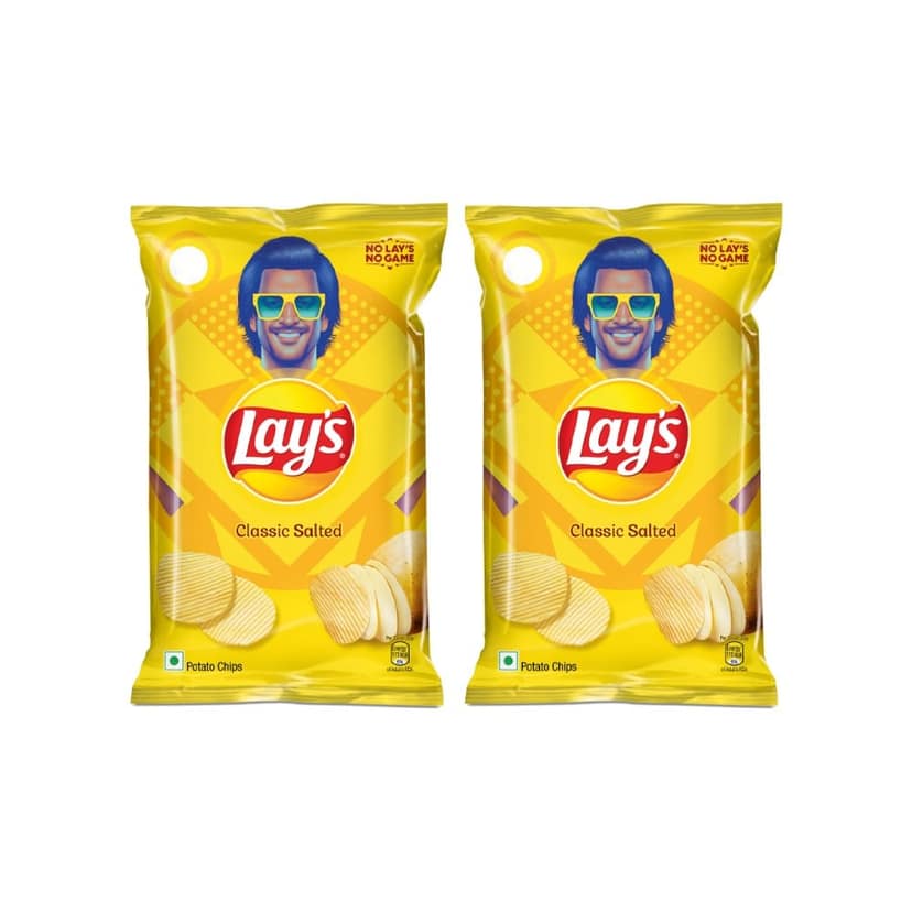 Lay's Classic Salted Flavor Potato Chips - Pack of 2 view 2
