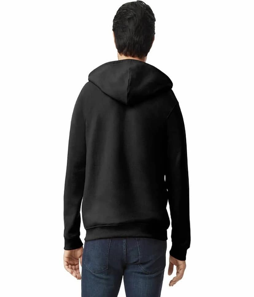 Gildan Cotton Hooded Men's Sweatshirt - Black ( Pack of 1 ) view 3