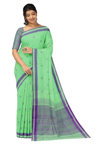 APCO Handloom (A Andhra Pradesh Govt Emporium)- Women's Traditional Pure Handloom Rajahmundry/Angara Cotton Saree | ACS0040