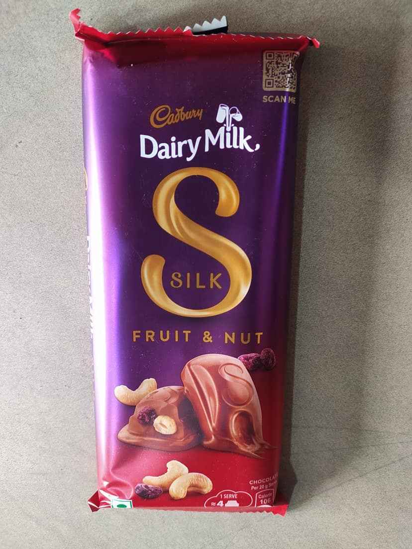 cadbury Dairy milk, Silk Fruit & nut