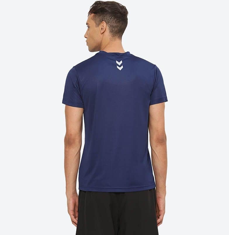 Budoc Round Neck Half Sleeve Solid Regular fit Polyester T-shirt for Men Comfortable Breathable Fabric Stretchable for Everyday Use Ideal for Yoga Training Gym Running or Performance view 4