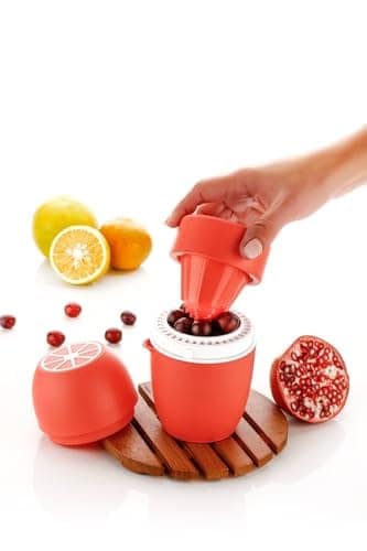 Clazkit Manual Hand Press Juicer – Citrus & Fruit Juicer, Hand Squeezer, Oranges, Sweet lime (Color May Vary) view 3