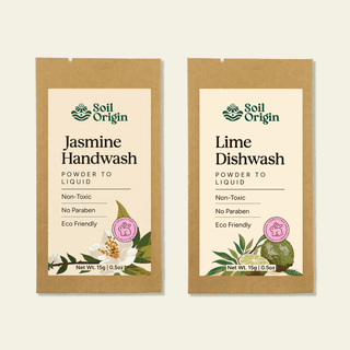 Eco-Friendly Hand & Dishwash Combo - Jasmine Handwash & Lime Dishwash