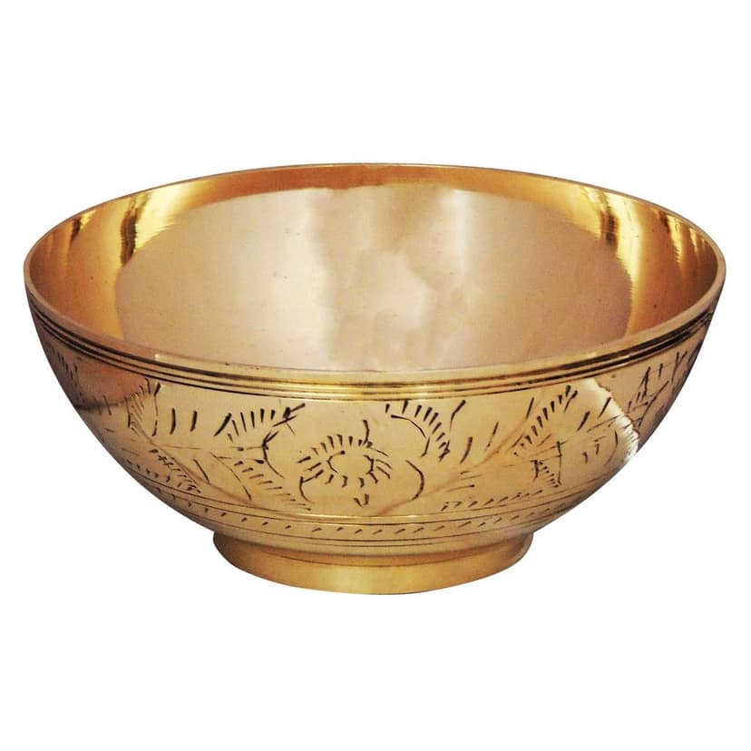 Brass Katora Bowl (ZMAS277 B) view 2