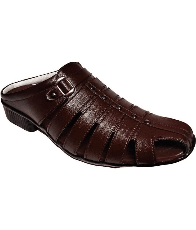 RAGE GAZE - Brown Men's Sandals