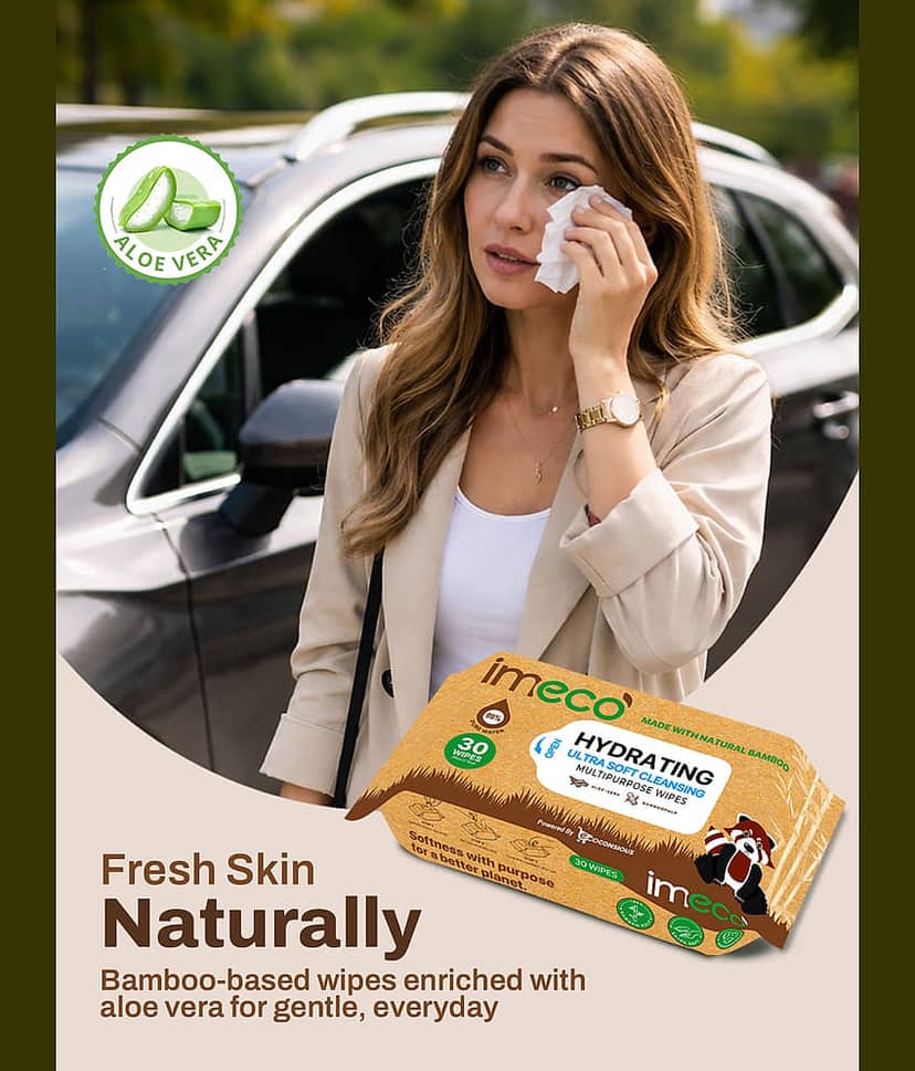IMECO IMECO Bamboo Wet Wipes 30 Pulls - Pack of 2 Wet Wipes ( 60 Pcs ) view 2