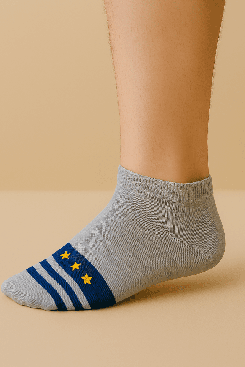 Pack Of 5 Patterned Ankle Length Socks view 2