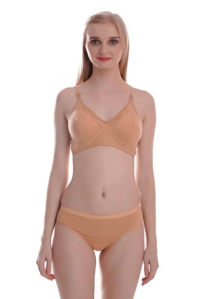Pure Cotton bra panty bikini set view 3