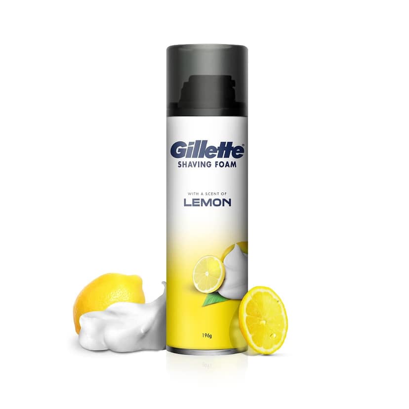GILLETTE LEMON SHAVING FOAM 196 GMS
