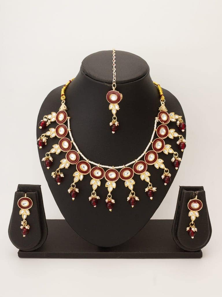 Morison Golden Allure Necklace Set Captivate with Every Look view 3