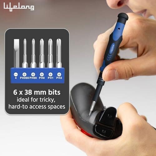 Lifelong 62 in 1 Magnetic Precision Screwdriver Set, Tool Kit for Home | Multipurpose - Furniture & Electronic Repair | Extendable & Flexible Shaft for Hard-to-Reach Places | Laptops, Phones (LLETK09) view 3