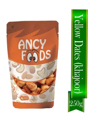Ancy Khajoor 250 Grams – Traditional Dates | Rich in Vitamins, Minerals, and Natural Sweetness | Khajoor or Dates | Soft Khajur with Chewy Texture | No Added Sugar | Healthy Khajoor / Dates D