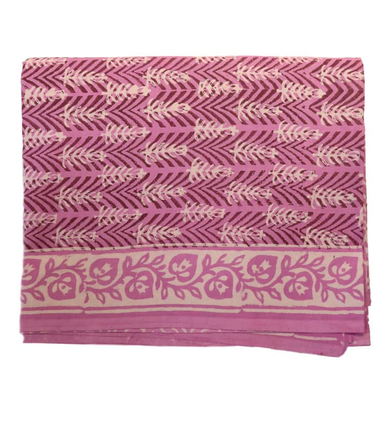 Handcrafted Dabu Print Cotton Dress Material – 3 Piece Set view 2