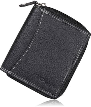 Tough Maroon Pure Leather Card Holder Wallet