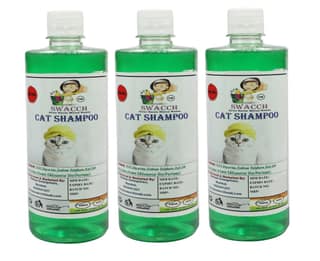 Swacch Cat Shampoo (500ml) (Combo Pack of 3) Neem Alovera