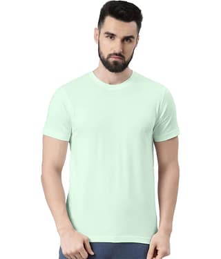 Veirdo Pack of 1 100% Cotton Regular Fit Men's T-Shirt ( Brown )