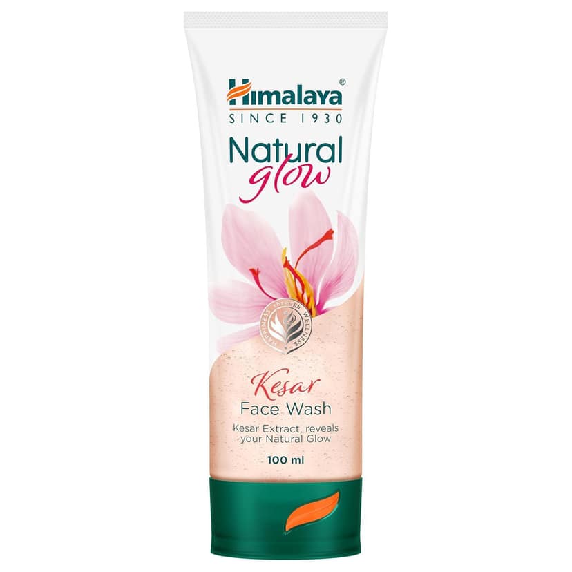 HIMALAYA NATURAL GLOW KESAR FACE WASH 100 ML