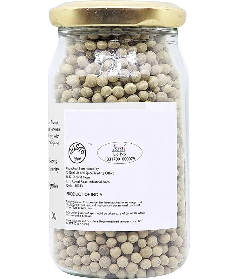 Tassyam White Peppercorns 200 gm Pack of 2 view 3