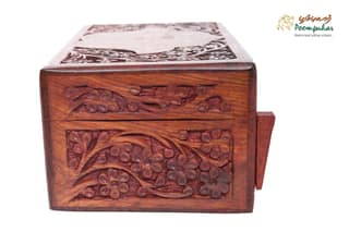 10x8 INCH SHEESAMWOOD BANGLE BOX