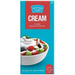 Mother Dairy Cream - Uht, 1 L Carton