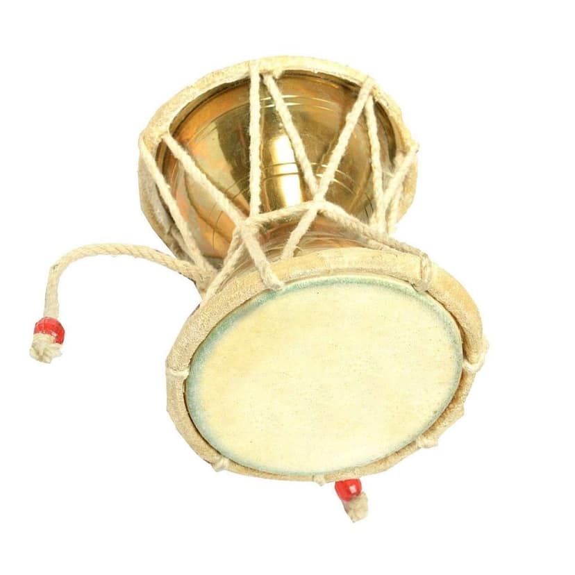 Brass Damru No. 3 (ZMAS393 D) view 2