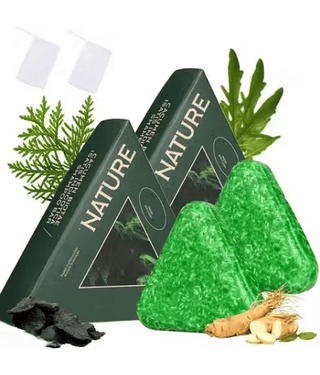 Treszo Antibacterial Seven Green Shampoo Bar Soap Soap for All Skin Type ( Pack of 2 )