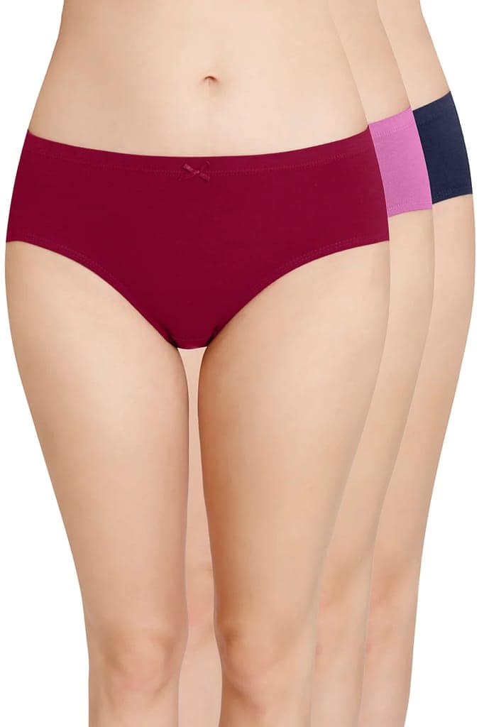 Amante Women's Hipster Plain Panties Pack of 3 view 7