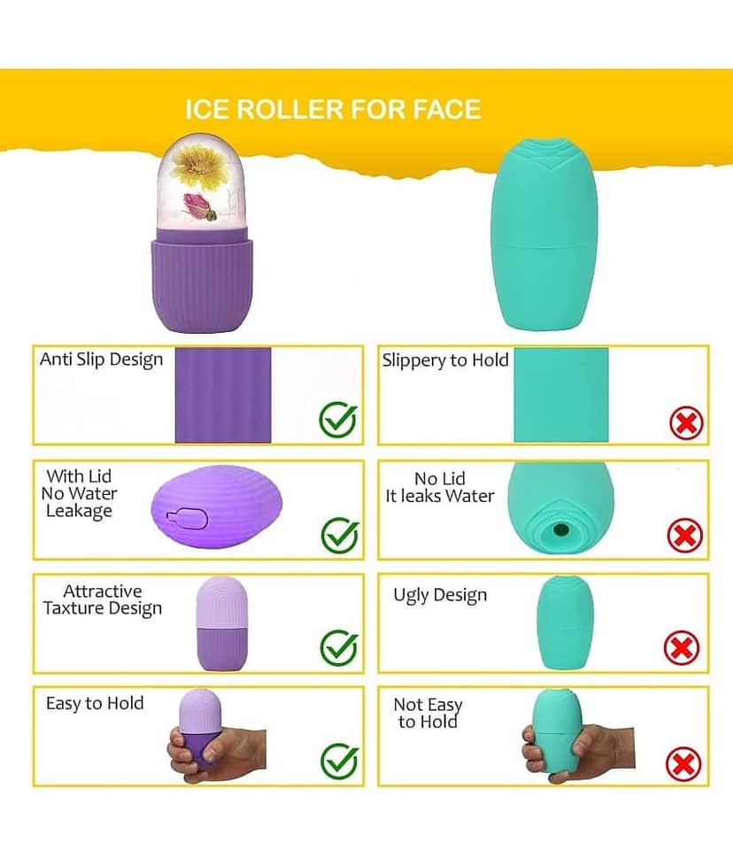 THRIFTKART Ice Roller Massager to Enhance Skin Glow Reusable view 2