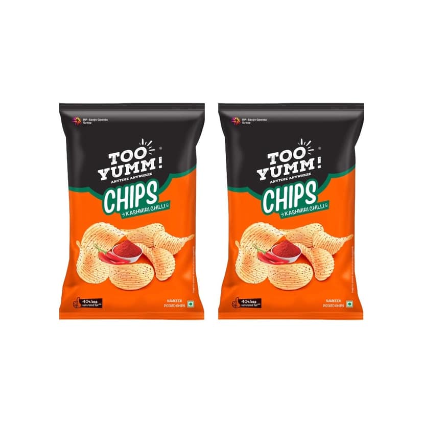 Too Yumm Kashmiri Chilli Potato Chips - Pack of 2 view 2