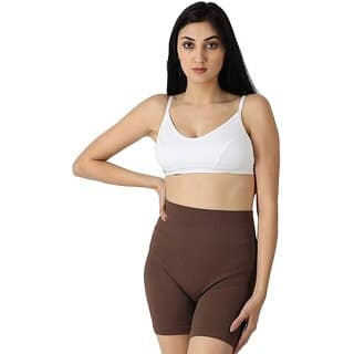 White Women's Cotton Non-Padded Underwire Full Coverage Bra