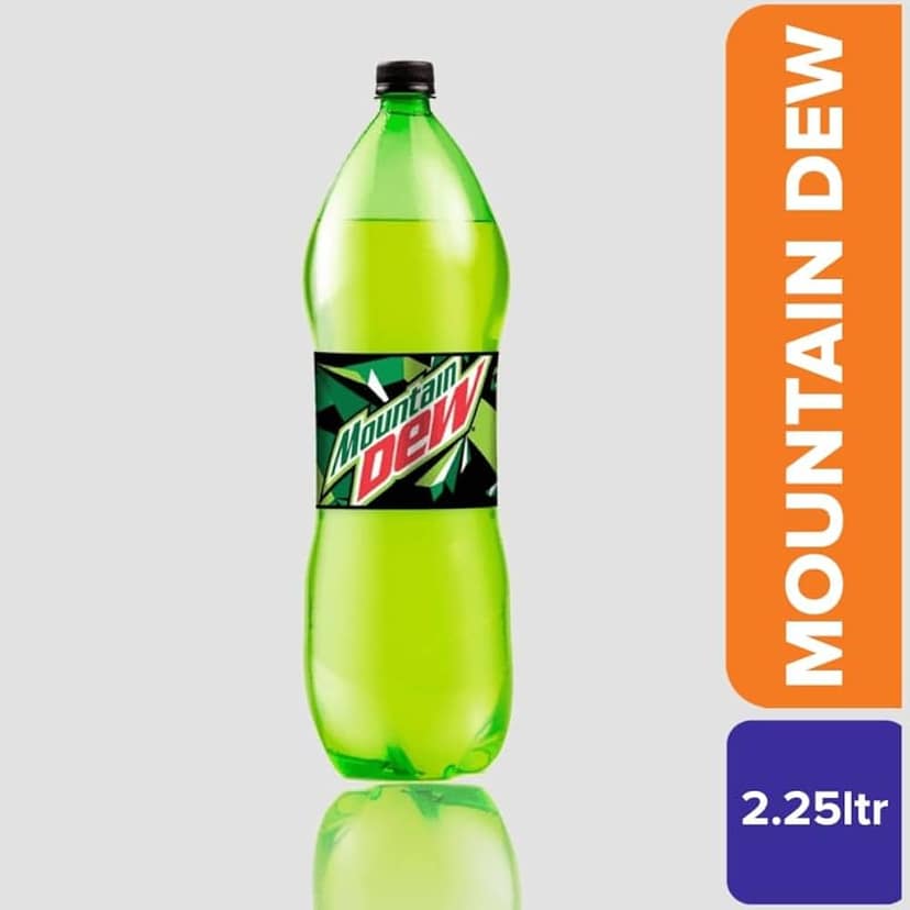 Mountain Dew Soft Drink, 2.25 L Bottle