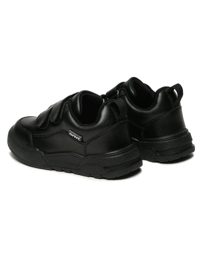 SuperKool Comfortable & LightWeight Lace-Free School Shoes - Black (Unisex) view 5