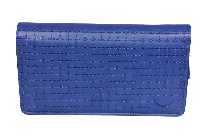 Sukeshcraft Multiple Cheque Book Holder | Original PU Holds Upto 8 Cheque Books. (Dark Blue) view 2