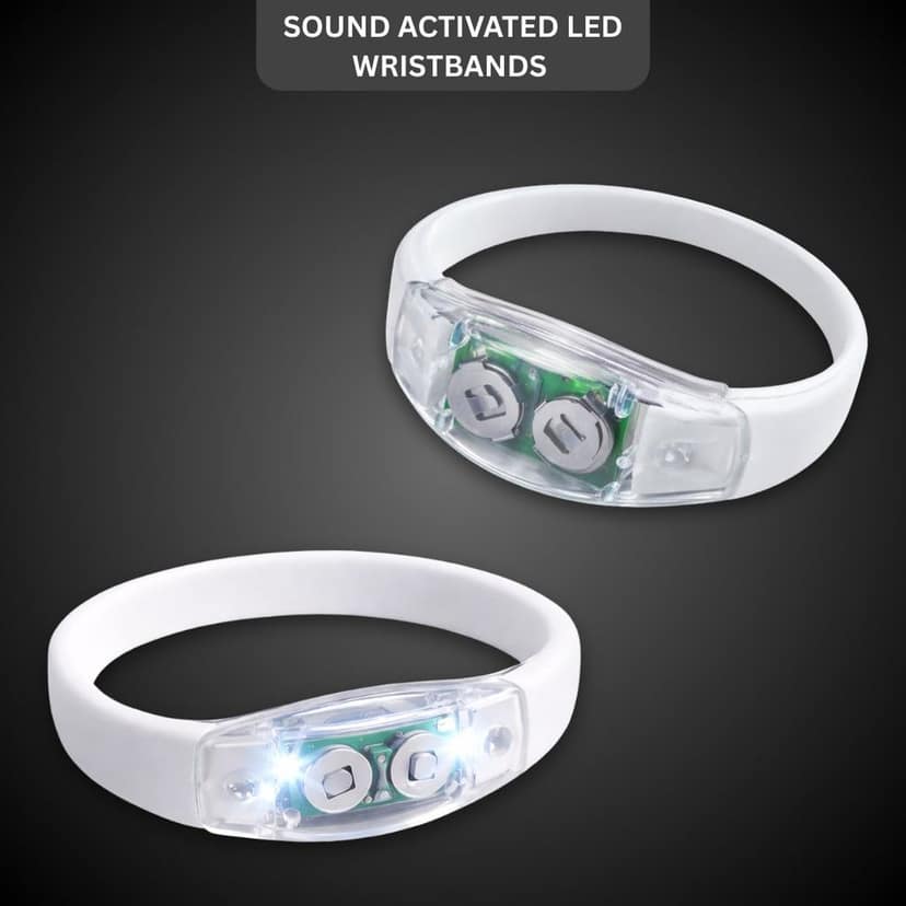 Sound Activated Musical LED Wristbands