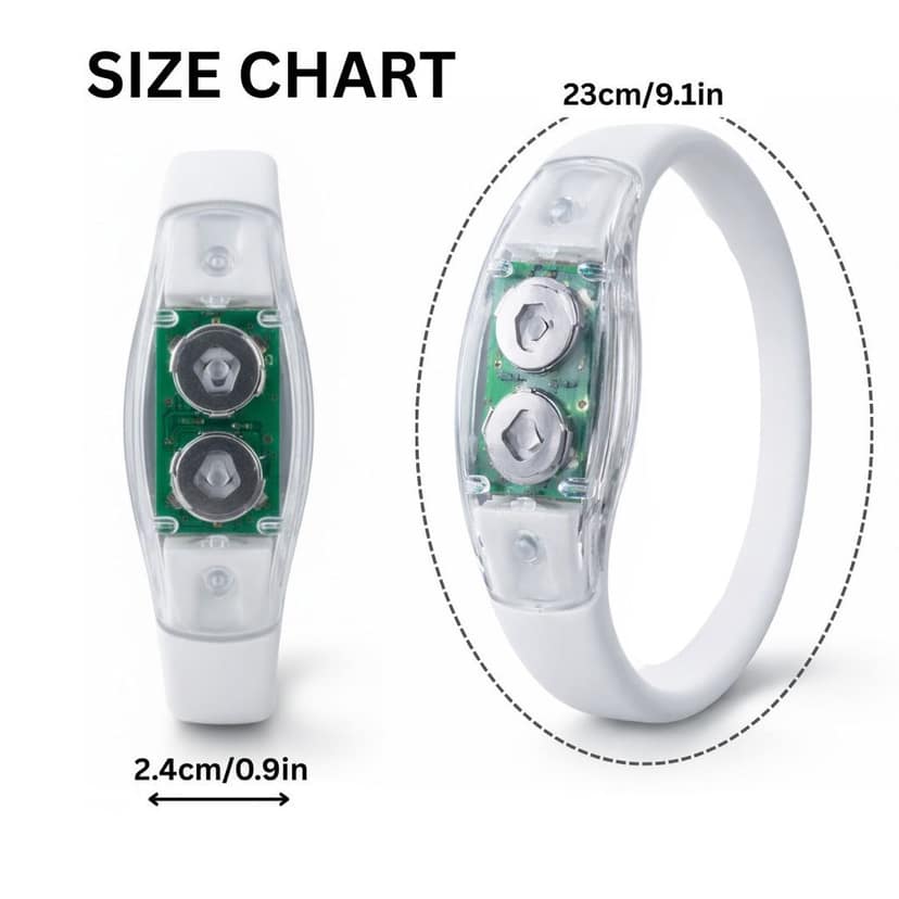 Sound Activated Musical LED Wristbands view 5