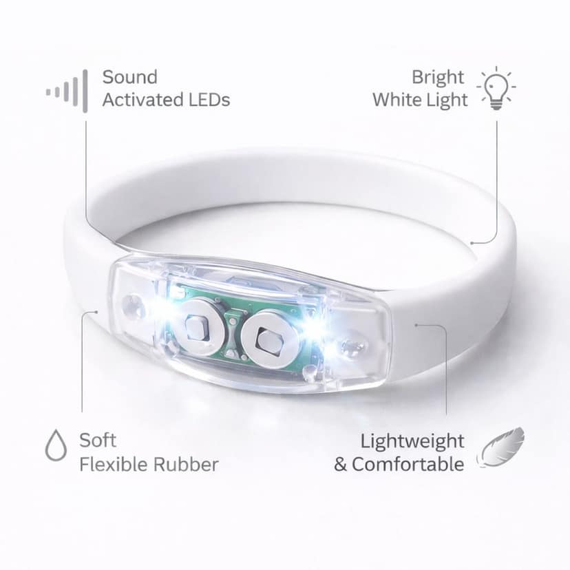 Sound Activated Musical LED Wristbands view 6