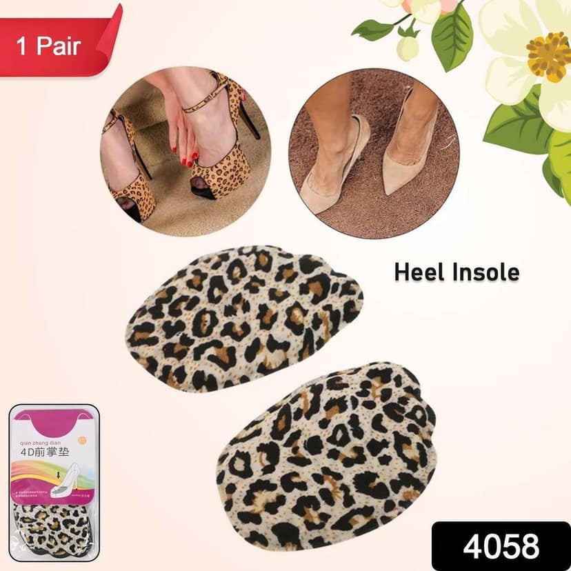 High Shoe Heel Cushion Inserts Non Slip Prevent Calluses Insole Pads (1 Pair / Mix Design) view 2