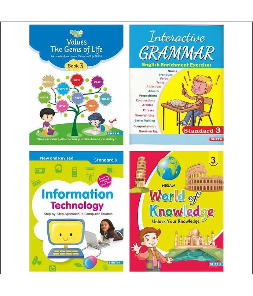 Self Enhancement Workbooks for Students Grade 3 Combo Book Set (Set of 4)