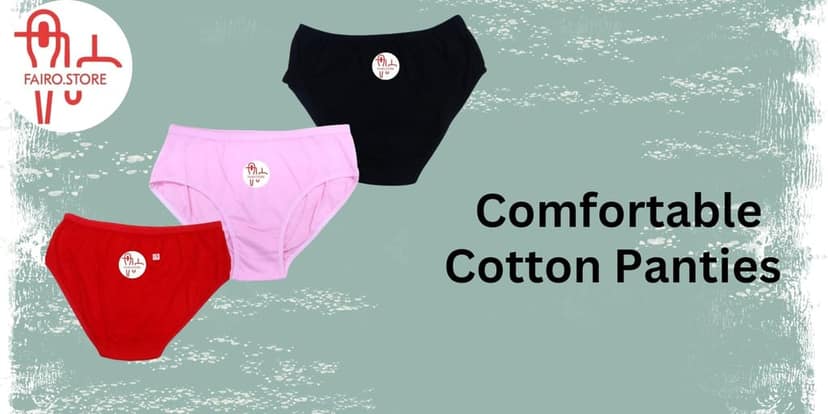 FAIROSTORE Women's Cotton Panties Comfortable Solid Panties Multicolor (XXL 100 cm) Panties Pack of 3 view 8