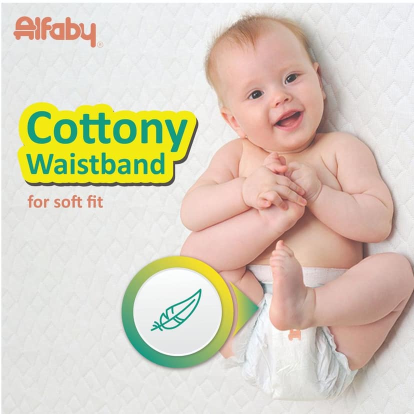 Alfaby Super Duper Dry Comfy Pants - Diapers for Babies Size XL (12-17 kgs) - Pack of 24 view 2