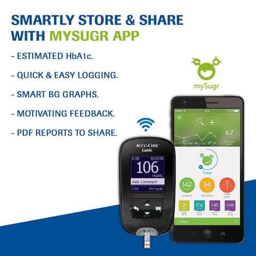 Accu-Chek Guide Blood Glucose Monitoring System with 10 Test Strips view 2